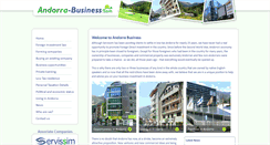 Desktop Screenshot of andorra-business.com